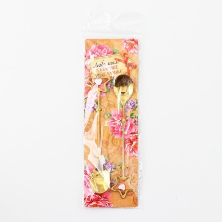 Gift set of spoons with suspensions "beloved grandparents", 2 pcs., 15.8 x 2.5 cm-8