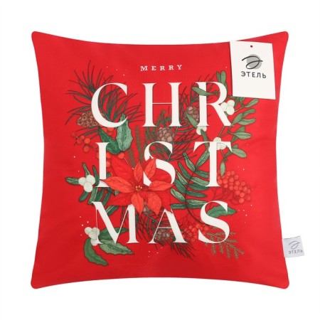 Case on the pillow Ethel Christmas, 40*40 cm, 100 p/e, velor-5