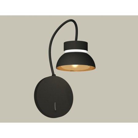 Wall lamp with Ambrella Light, XB9596101, GX53 LED 12 W switch, black sand, yellow gold, transparent