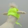 Knitted hat for dogs, with pompom, m-l (head volume 28 cm, height 9 cm), mix
