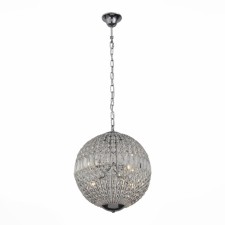 Люстра подвесная St Luce. SL226.103.05. Mondo. 5х40 Вт, E14, 40х40х53 см, цвет хром