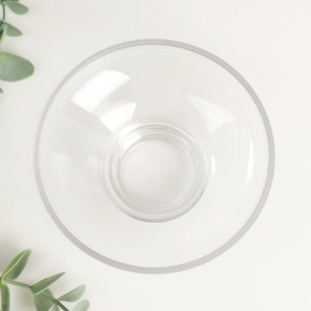 Glass of glass per 1 candle "Chalice" transparent 5x11.4x11.4 cm-2