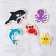 Soft puzzle for kids "sea animals", 5 puzzles, crumb me