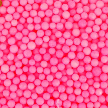 Filling filler for balls and slines "Foam", 0.3 cm, 20 g, pink color, mix-1