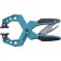 Brush-shaped clamp, plastic, ratchet mechanism of hard fixation, 1-1/2 "/38 mm