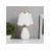 Table lamp "Tenderness" 1x40W E14 white/gold 20x20x34cm