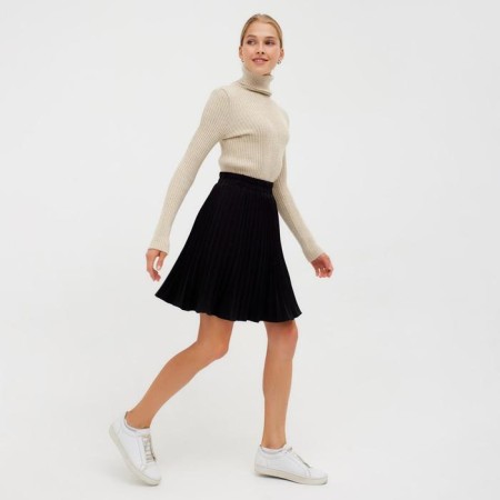 Women's skirt Minaku: Casual Collection Black color, size 48-1