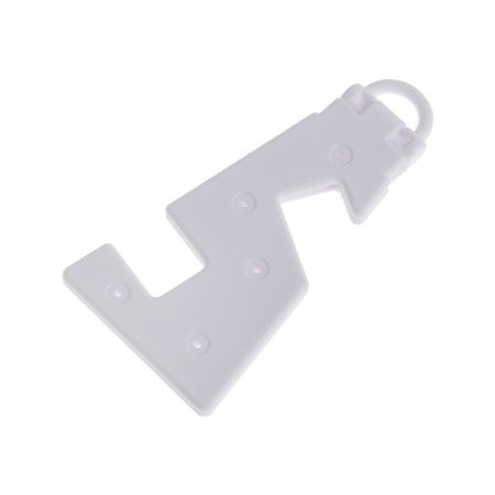 Luazon phone stand, keychain, folding, white-6