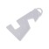 Luazon phone stand, keychain, folding, white