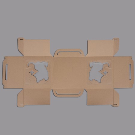 Confectionery packaging "kitten", 2 windows, white, 35 x 35 x 31 cm-4