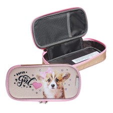 Penal-football 100 x 50 x 210 mm, soft, textile, Erichkrause Corgi Puppy, 60186