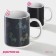 Homeleon mug ceramic share "Joystick", 350 ml, black color