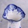 VAZ Gzhel "Paradise", white-blue, ceramics,