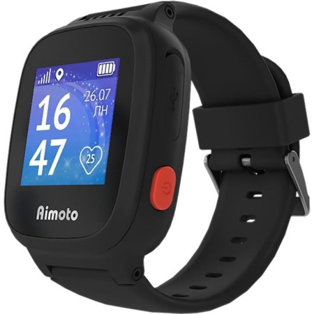 Children's smart hours Aimoto Kid, 1.2 ", GPS, SOS, History of movements, safe zone, black