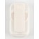 Metron for tuning musical instruments, universal, with a battery, white