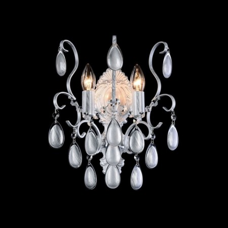 Sconces Chabrol 2x40W E14, silver 25.5x34.2 cm-2