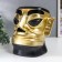 Souvenir Polystone Salvetnik "Aboriginal with a sharp nose" black-gold 19x12x20 cm