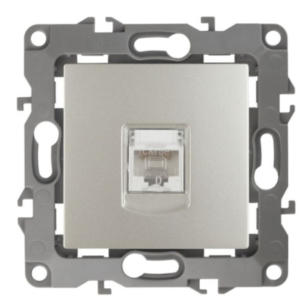 Information information socket RJ45, IP20, ERA12, mother of pearl
