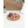 Wooden plate ADELICA "Classic", D = 16 cm, saturated with mineral oil, birch