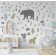 Stick plastic interior color "Forest residents" 50x70 cm