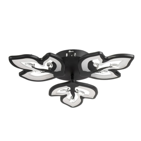 Chandelier 1093/3bk LED 72W 3000-6000k Dimmer black 50x50 cm Bayerlux