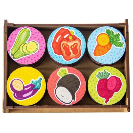 Board game "Memory" Vegetables Ig0817-1
