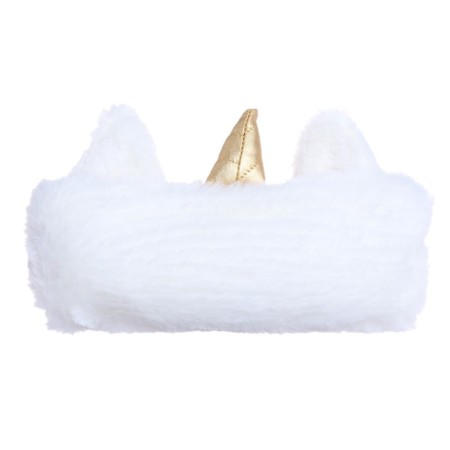 Penal soft, 1 department, 95 x 205 mm, flat, fur, calligrata "unicorn" white-3