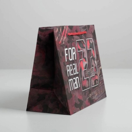 Package Gift Craft Horizontal, Packaging, For Real Man, MS 23 x 18 x 10 cm-1