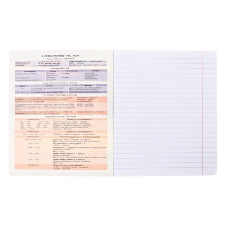 Subject notebook, 36 sheets, ruler, Russian language, Erichkrause "Timeline", coated cardboard, Bloc Offset 100%, information block-2