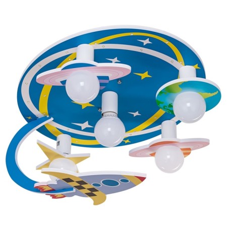 Chandelier Gerhort G41045/5, 5x7W, E27, 35x50x70 cm, blue color