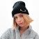 Women's hat minku, black color, rr 56-58