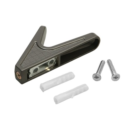 Furniture hook Cappio fawn, one -rod, graphite-3