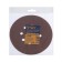 Circle of abrasive grinding under the "Velcro" tundra, perforated, 150 mm, P80, 5 pcs.