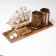 Set of desktop "ship" with two pencils and thermometer 25*8*16cm