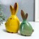Souvenir Ceramics "Puff Lawhouse" set 2 pcs 12.5x5x7 15.5x6x10 cm