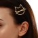 Hair hairpin Cute Cat, 6 x 2 cm