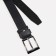 Male belt, width 4 cm, screw, buckle metal, black color