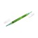 Textbook marker 0.5-3.5 mm Erichkrause Visioline V-16 Brush Neon, bilateral, green neon, water-based ink