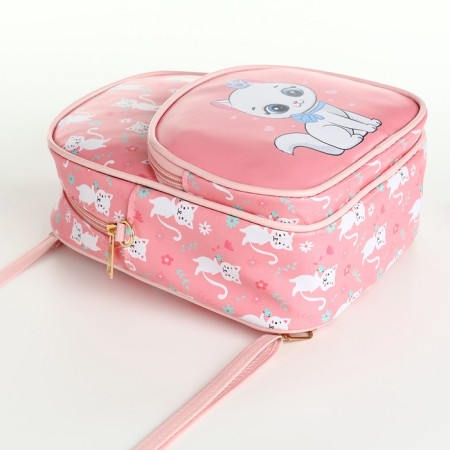 Backpack baby cat, 20*8*23, lightning departure, n/pocket, pink-7