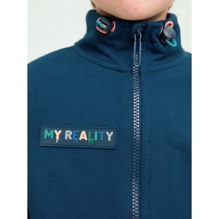 Sweatshirt for boys, height 110 cm, dark blue color-7