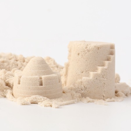 Kinetic sand, 2 molds, 300 g, white color-2