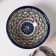 Rishtan ceramics "Patterns", 18 cm, large, blue