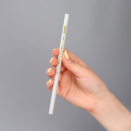Paraffin rhinestone, 17.5 cm, white color-2