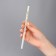 Paraffin rhinestone, 17.5 cm, white color