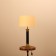 Luminaire "Lister" genuine leather 1x40W, E27, 56x56x85 cm