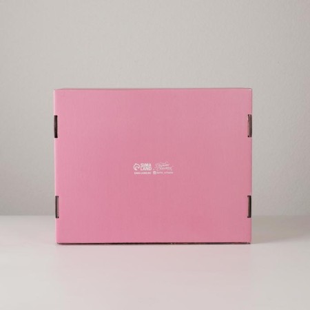 Folding box "Pink New Year", 27 x 21 x 9 cm, New Year-3