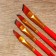 Drawing brush set 4 pcs. Synthetics are flat "David", No. 4,6,8,10
