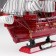 Souvenir Small Small Vincelot, sides red tree, white sails, 4 × 20 × 20 cm