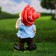 Garden figure "Dwarf with a sickle" 30x14x14cm