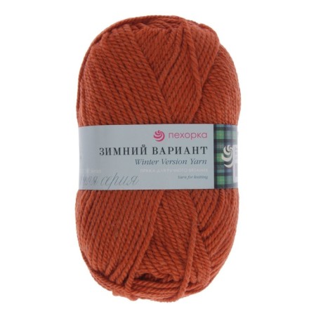 Yarn "Winter version" 95% implements, 5% acrylic volume 100m/100g (360-sv. Glina)-1